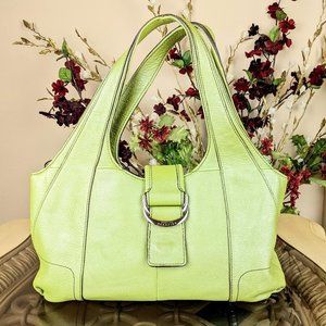 Kenneth Cole Reaction Green Leather Purse